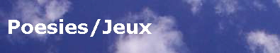 Poesies/Jeux